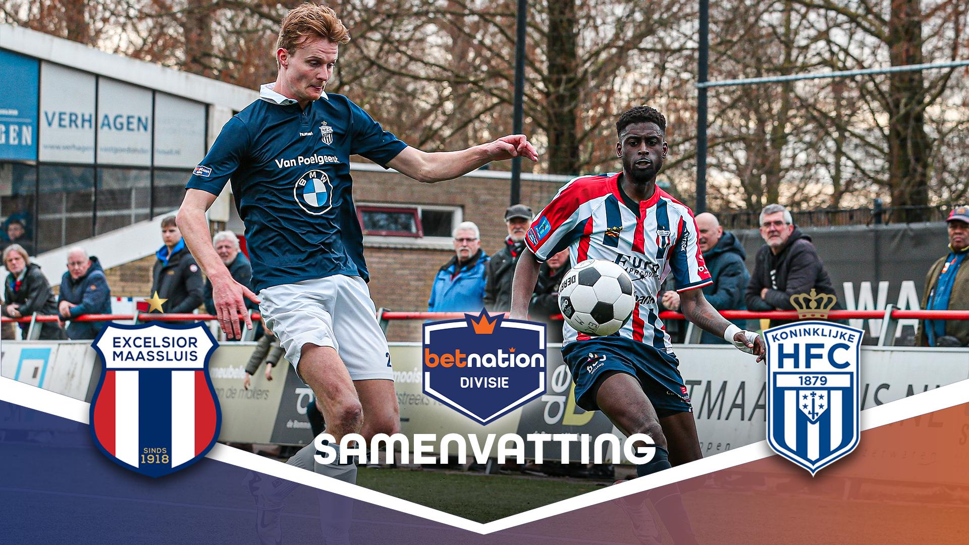 Koninklijke HFC wint EINDELIJK | Excelsior Maassluis vs. Koninklijke HFC | Betnation Divisie 23/24