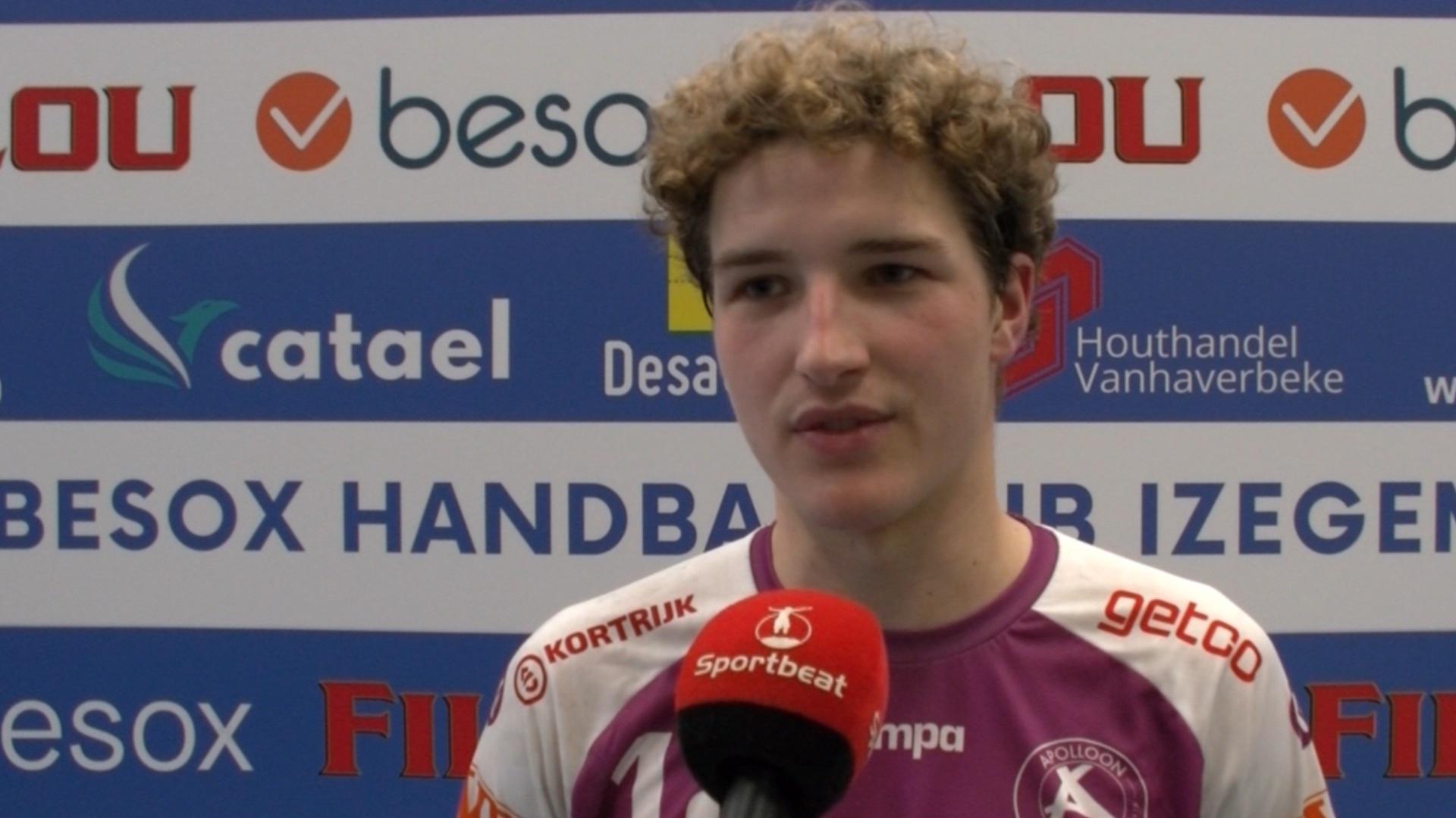 Reactie Jurian Herreman Apolloon Spurs na verlies op bezoek bij Besox Izegem