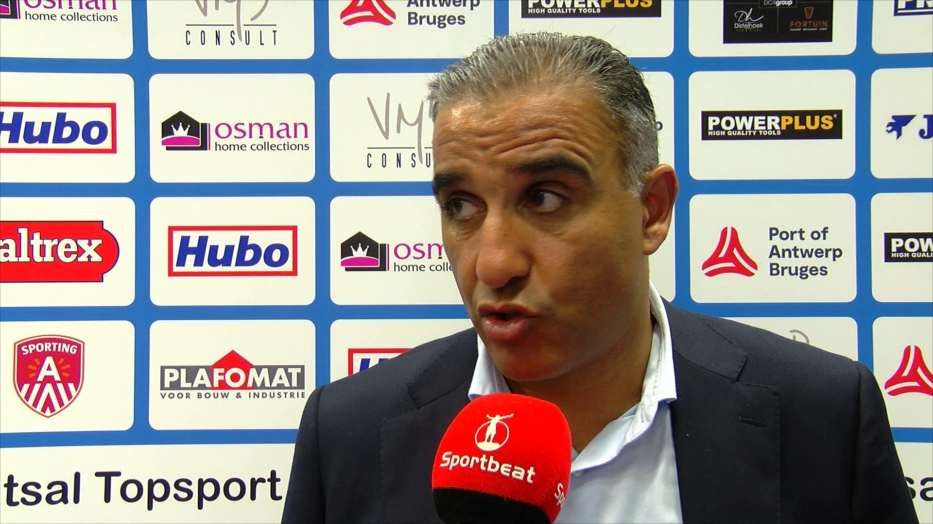 Reactie Karim Bachar na het 1 5 verlies met FT Antwerpen in de Finale heenwedstrijd vs RSCA