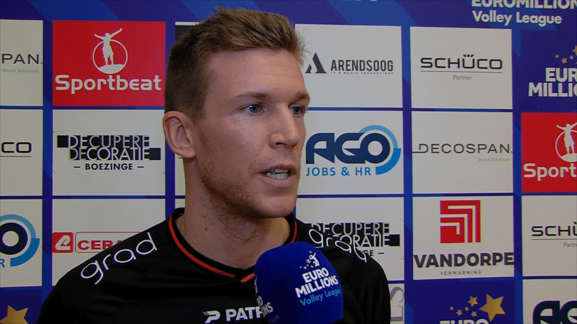 Reactie VER EECKE Anshel Caruur Gent na 1 3 zege op Decospan Menen Beker van België