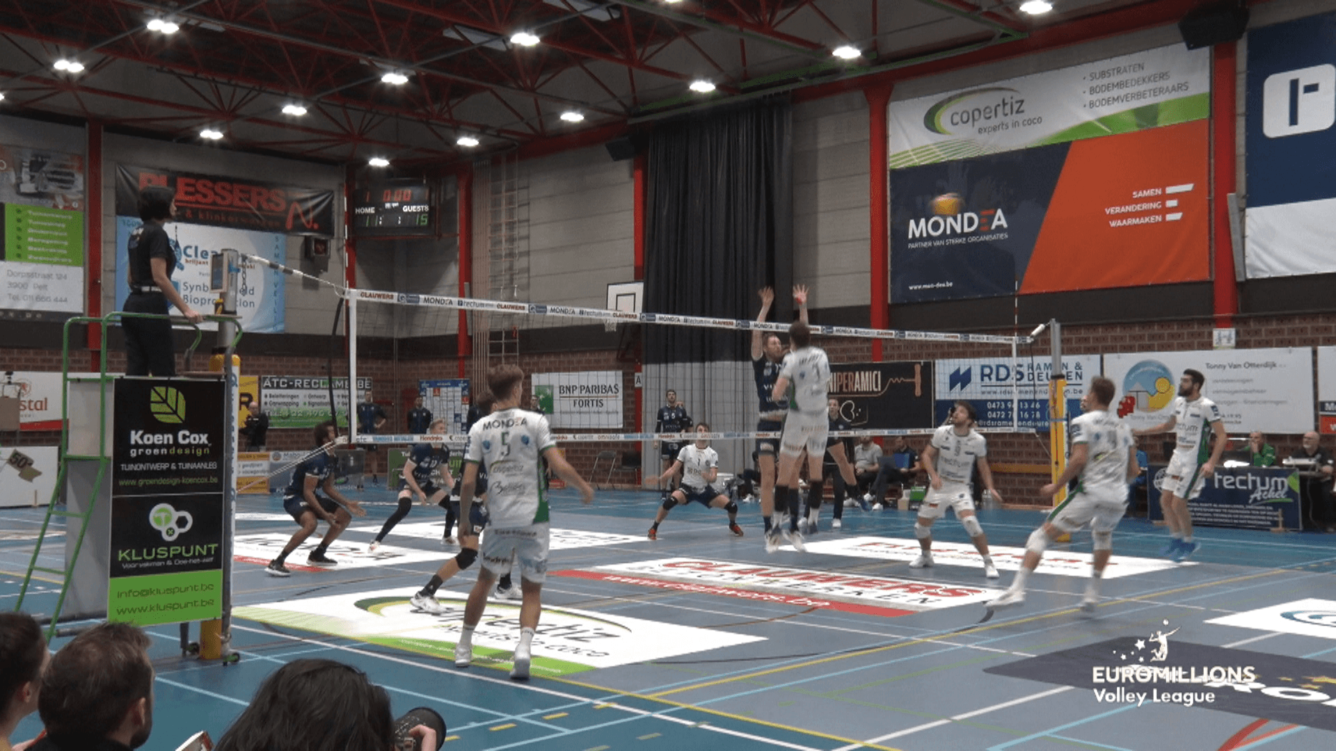 Speeldag 2 Euromillions Volley League met Tectum Achel vs Knack Roeselare