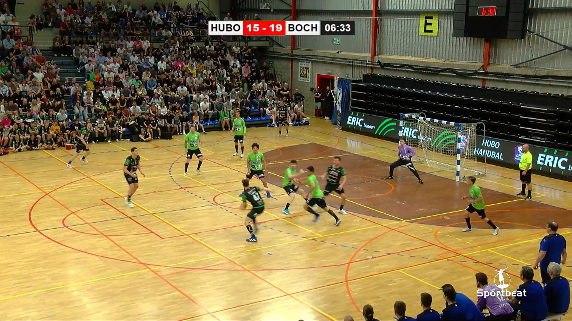 Verslag 1ste wedstrijd Best of Three HUBO Handbal vs Sezoens Bocholt