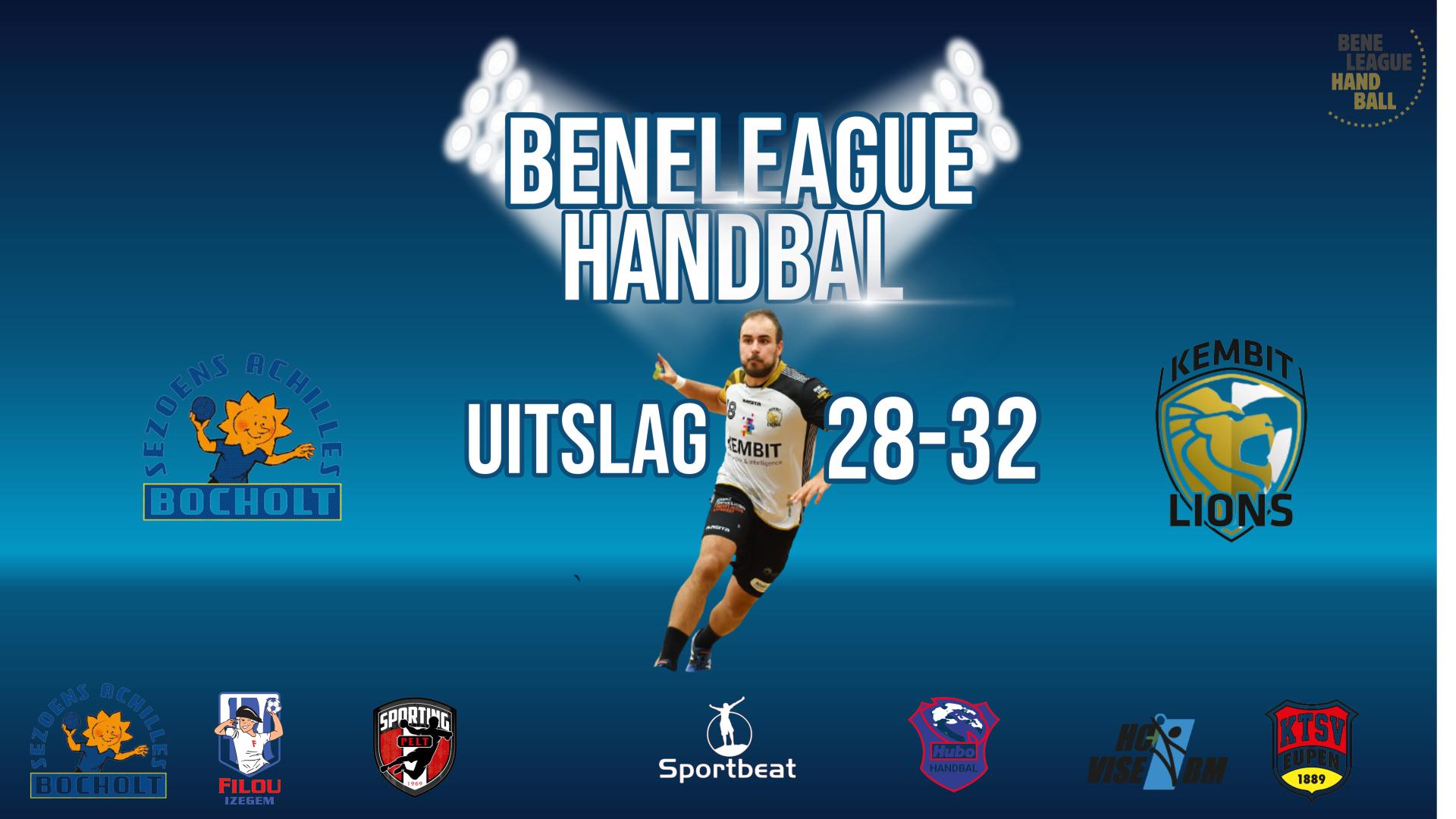 Verslag BENE-League: Sezoens Bocholt – Kembit Lions: 28 - 32