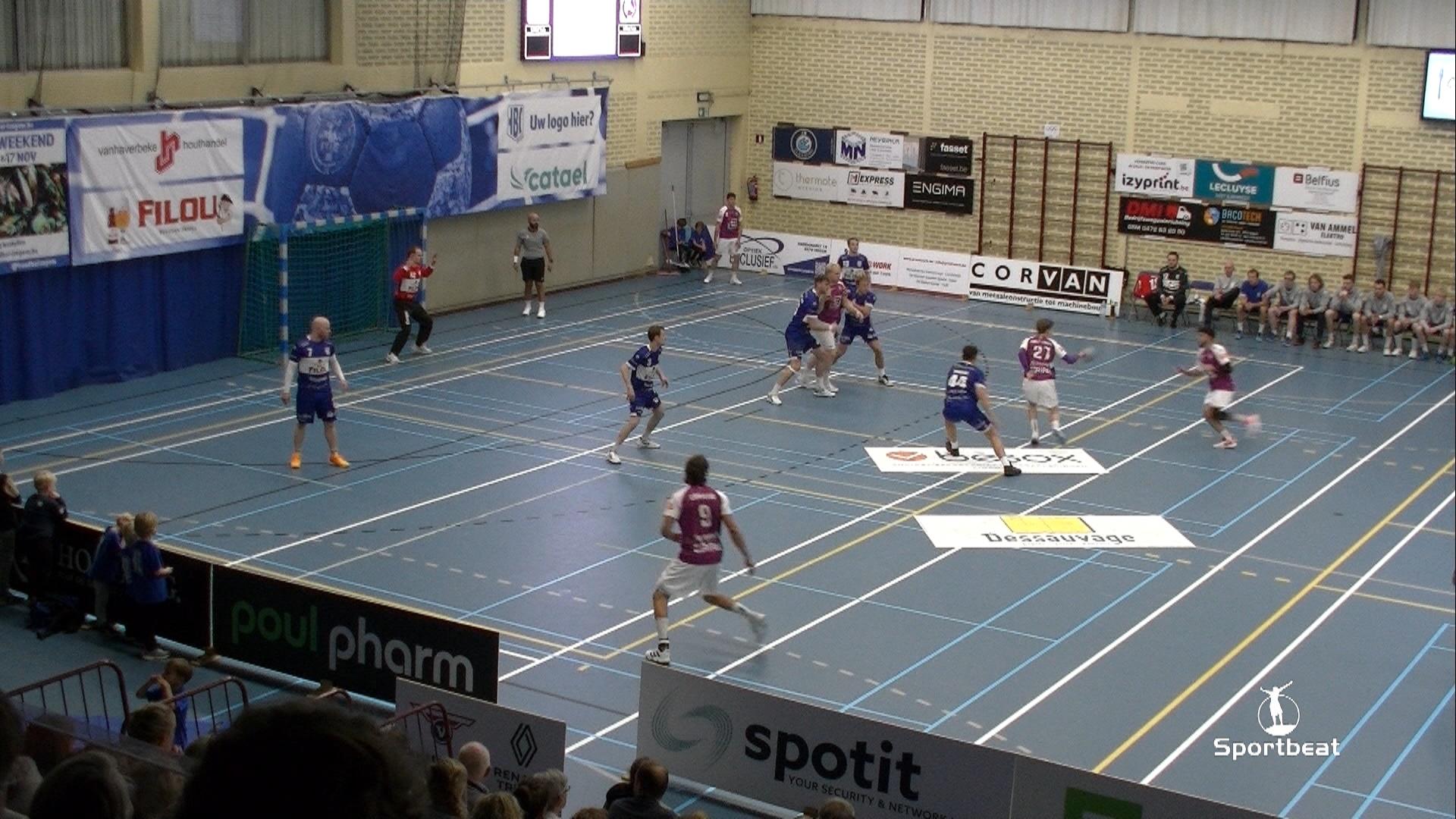Verslag Besox Izegem vs Apolloon Spurs   1ste nationale Handbal