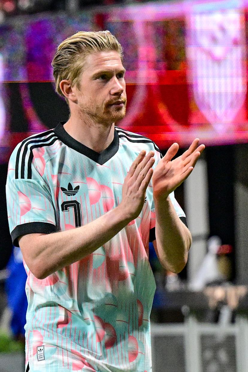 Belgium's Kevin De Bruyne pictured after a friendly soccer game between the United States national team and Belgian national soccer team Red Devils in Atlanta, on Saturday 28 March 2026, in preparation for the 2026 World Cup. BELGA PHOTO DIRK WAEM