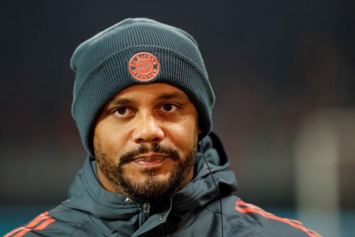 Bayern Munich's Belgian head coach Vincent Kompany looks on prior the German Cup (DFB-Pokal) round of 16 football match between 1 FC Union Berlin and FC Bayern Munich in Berlin on December 3, 2025. Odd ANDERSEN / AFP