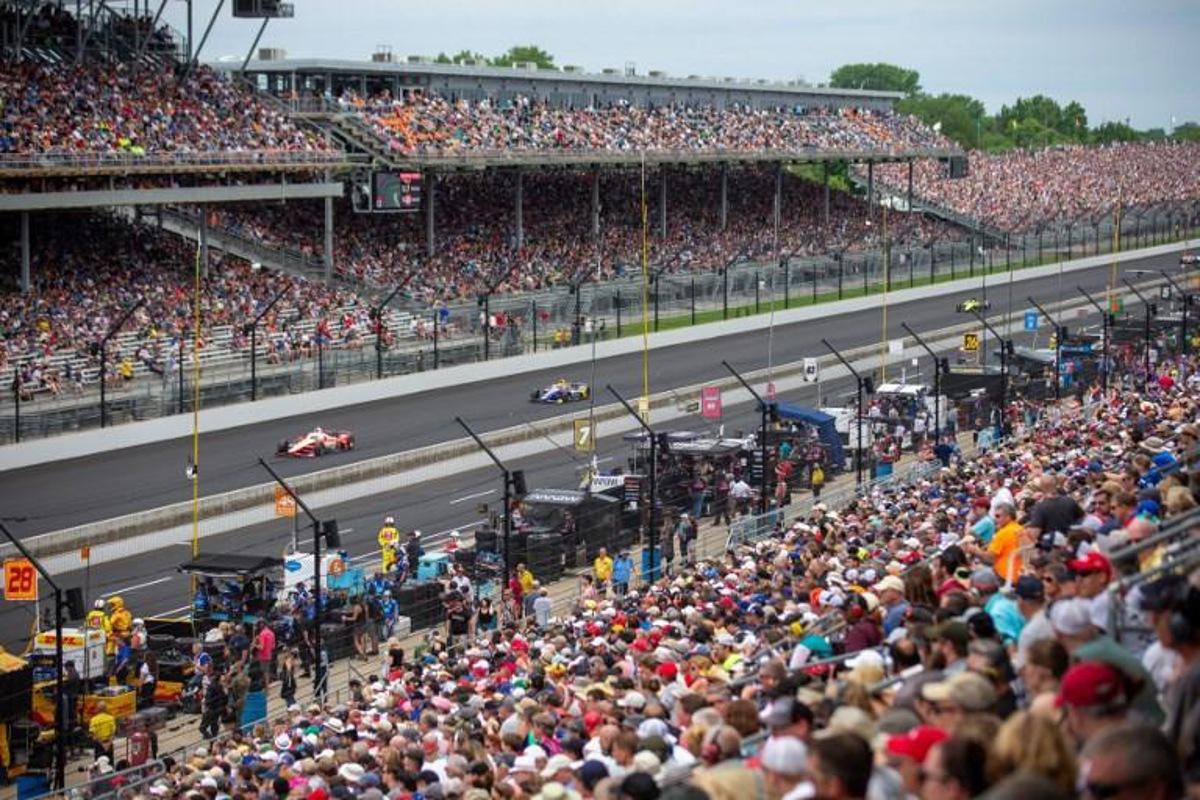 Race fans watch the 103rd race of the Indianapolis 500 at Indianapolis Motor Speedway on May 26, 2019 in Indiana. Kerem Yucel / AFP