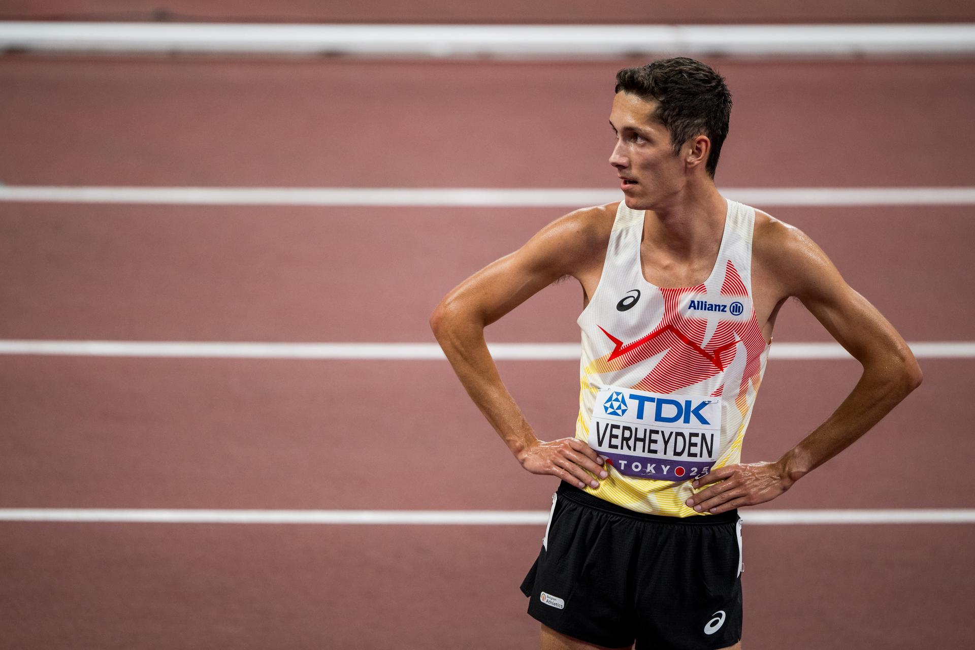 Belgian Ruben Verheyden the semi-finals of the 1500 men, at the World Athletics Championships in Tokyo, Japan, on Monday 15 September 2025. The outdoor Worlds are taking place from 13 to 21 September. BELGA PHOTO JASPER JACOBS
