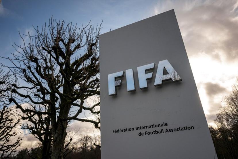 The entrance to the FIFA's home of Football is seen in Zurich on November 20, 2025, ahead of the 2026 FIFA World Cup Play-Off Tournament draw and the 2026 FIFA World Cup European Play-Off draw. Fabrice COFFRINI / AFP