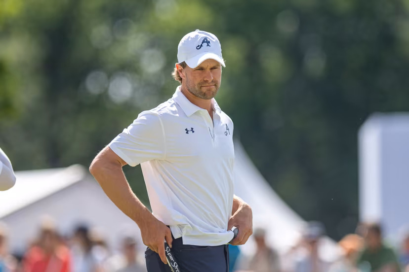 Belgian Thomas Detry pictured during the final round (4/4) of the 2026 Soudal Open DP World Tour golf tournament in Schilde, Sunday 24 May 2026. The Soudal Open takes place from 21 to 24 May at the Rinkven Golf Club in Schilde. BELGA PHOTO JONAS ROOSENS