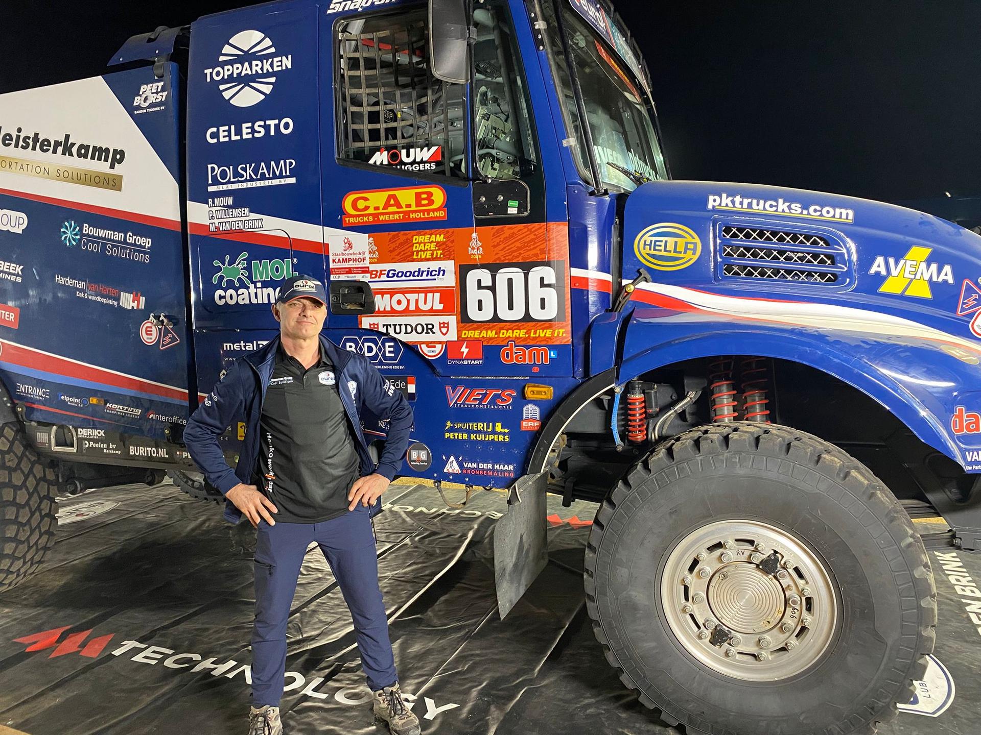 ATTENTION EDITORS - HAND OUT PICTURES - EDITORIAL USE ONLY - MANDATORY CREDIT: 'PETER WILLEMSEN' Hand out picture released by Eric Dupain shows Peter Willemsen before the 2026 Dakar rally race in Yanbu, Saoudi Arabia on Saturday 03 January 2026. *** Belga and Belga Editorial Board decline all responsibility regarding the content of this picture. *** PHOTO HAND OUT - M-SPORT