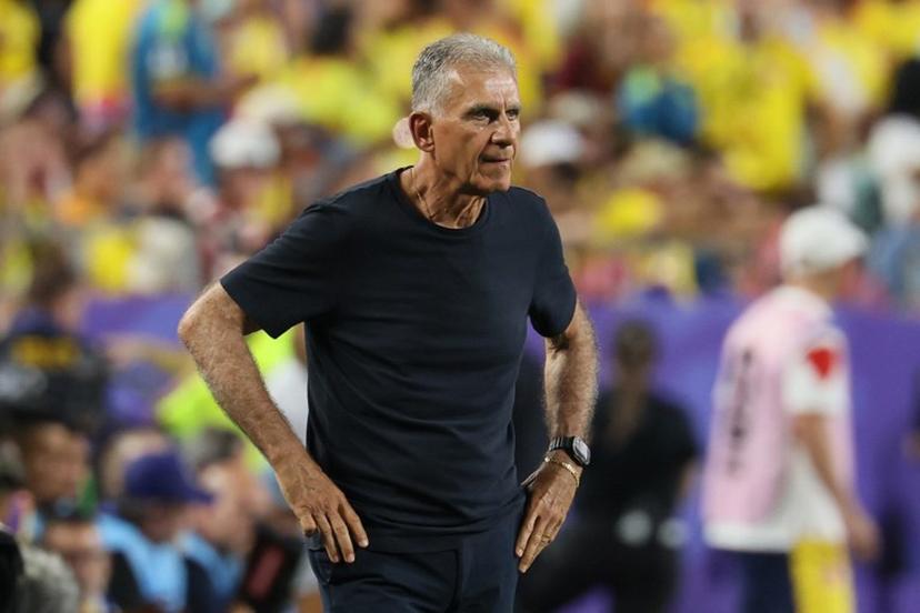 Ghana's Portuguese head coach Carlos Queiroz gestures during the 2026 World Cup round of 32 football match between Colombia and Ghana at the Kansas City Stadium in Kansas City on July 3, 2026. Odd ANDERSEN / AFP