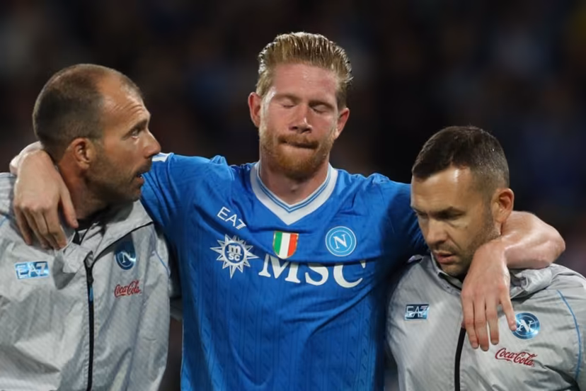 Serie A : Blessé contre l’Inter, Kevin De Bruyne ne jouera plus en 2025