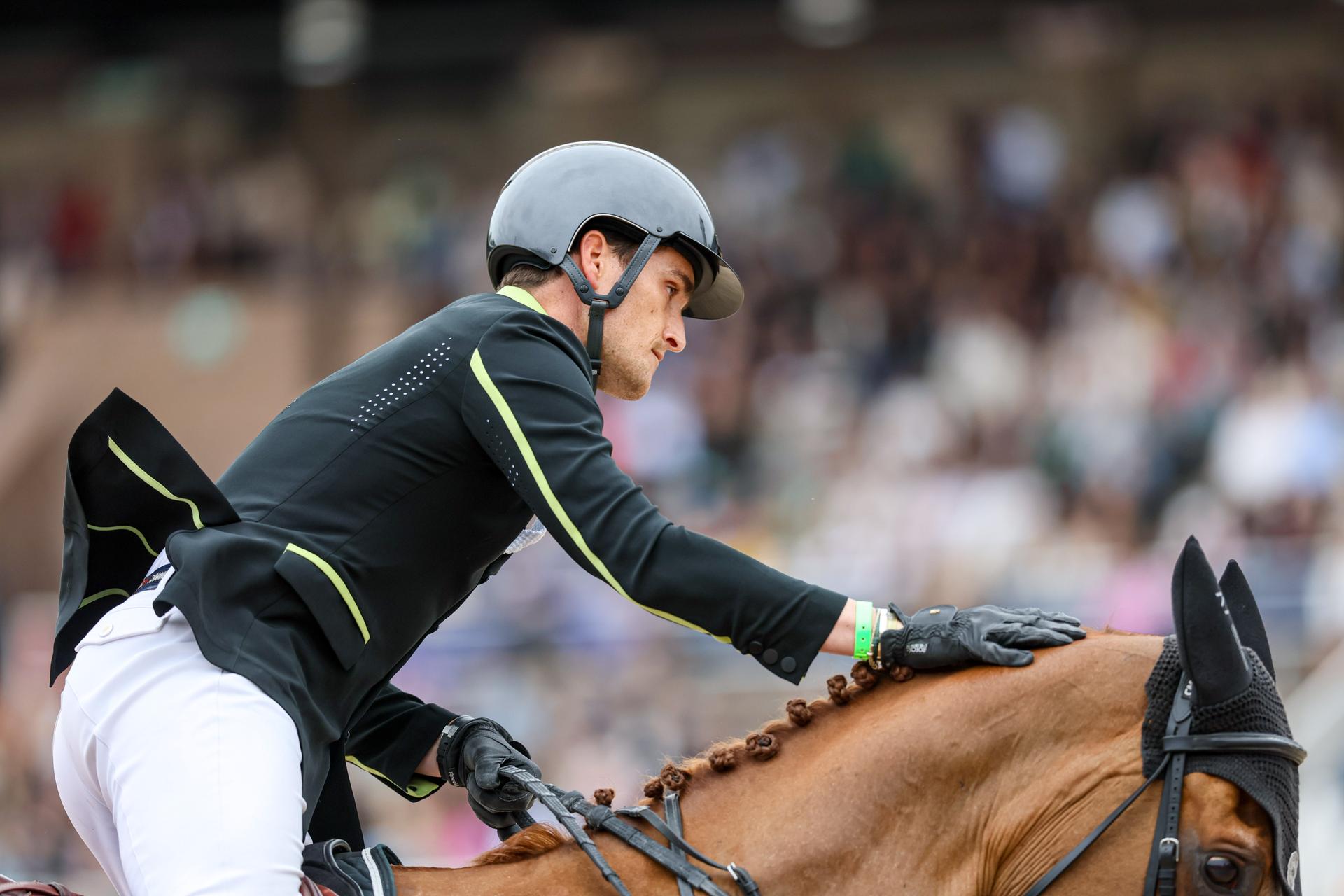 ATTENTION EDITORS - HANDOUT PICTURES - EDITORIAL USE ONLY - MANDATORY CREDIT 'LONGINES GLOBAL CHAMPIONS TOUR' Handout pictures released on Sunday 30 June 2024, by Longines Global Champions Tour shows Olivier Philippaerts and his horse H&M Miro in action at their equestrian event in Stockholm, Sweden. *** Belga and Belga Editorial Board decline all responsibility regarding the content of this picture. *** BELGA PHOTO HAND OUT LONGINES GLOBAL CHAMPIONS TOUR
