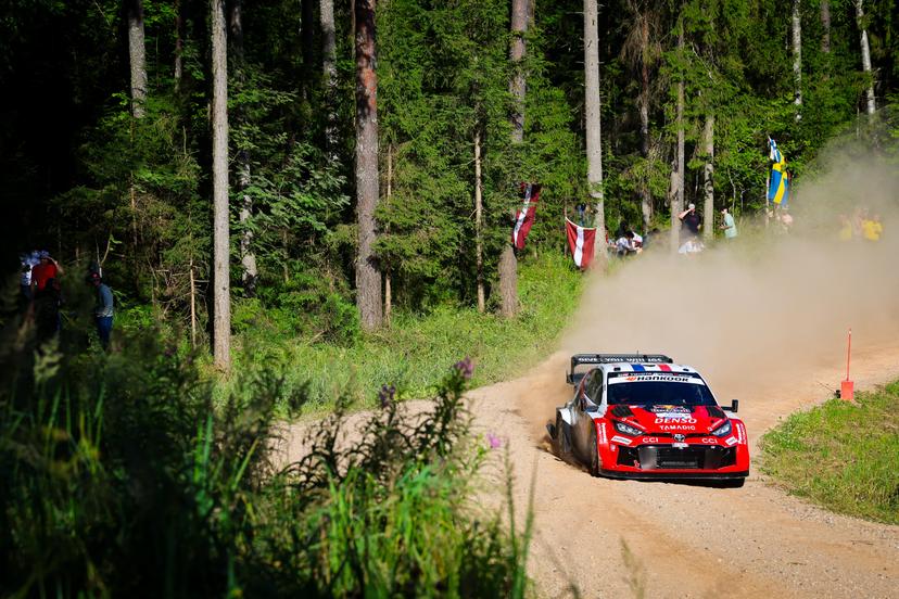 ATTENTION EDITORS - HAND OUT PICTURES - EDITORIAL USE ONLY - MANDATORY CREDIT 'Toyota Gazoo Racing' This handout picture, distributed by Eric Dupain, shows Sebastien Ogier during the WRC Estonia Rally 2026. PHOTO HANDOUT TOYOTA GAZOO RACING *** Belga and Belga Editorial Board decline all responsibility regarding the content of this picture. ***